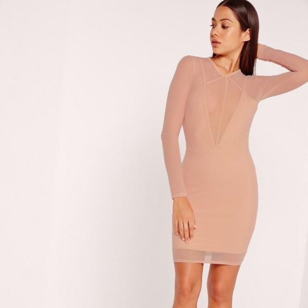 Missguided Nude Dress